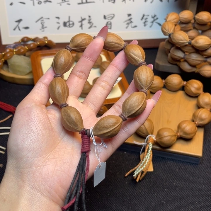 椰***冰橄榄核手串/手链117.28精品梅林铁核
