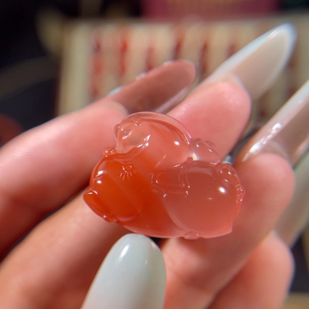 南红玛瑙未镶嵌马上有钱23.8*18.3