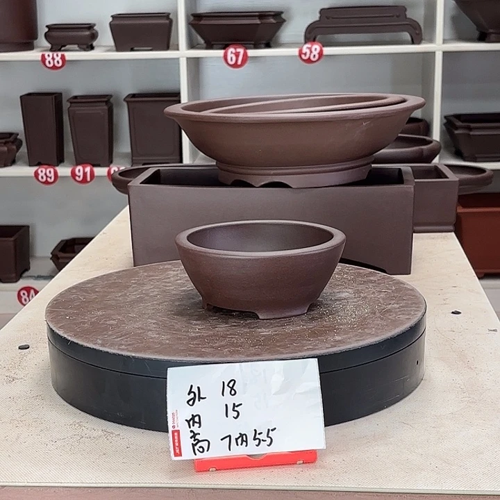 紫砂花盆小小圆盆