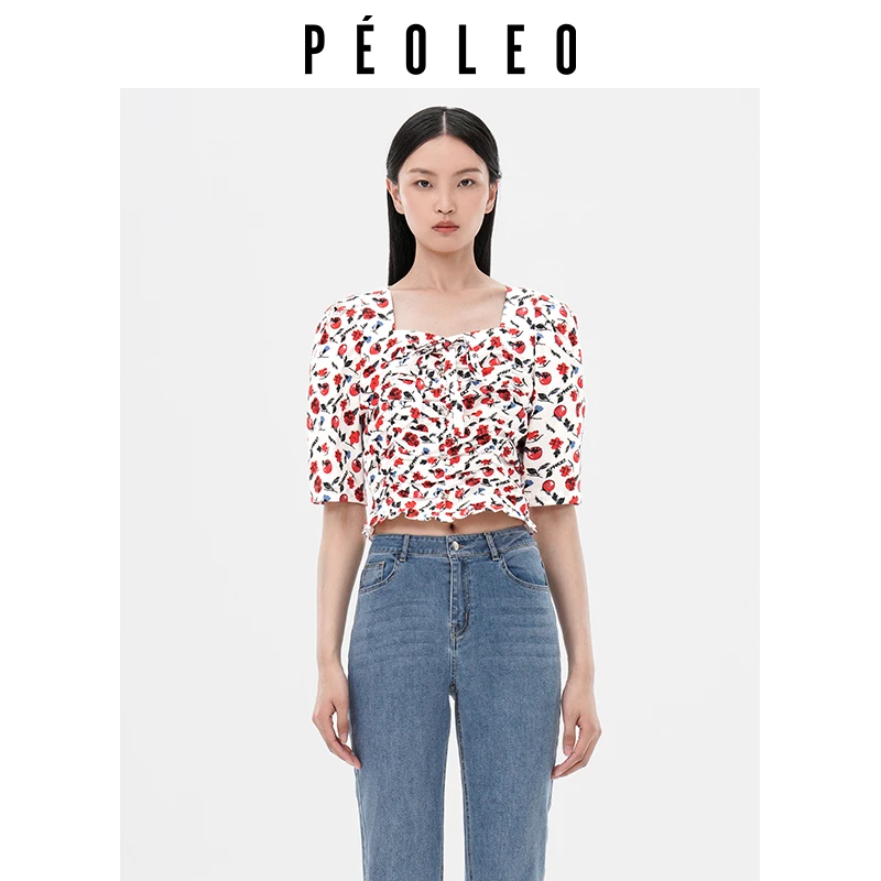 【苏苏专属】PM3209283上衣碎花泡泡袖印花