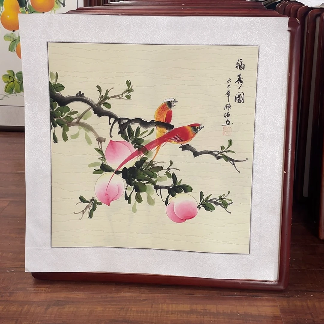 国画带框尺寸63*63厘米