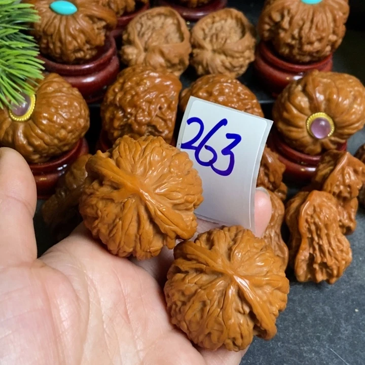 文玩核桃把件42玉龙263