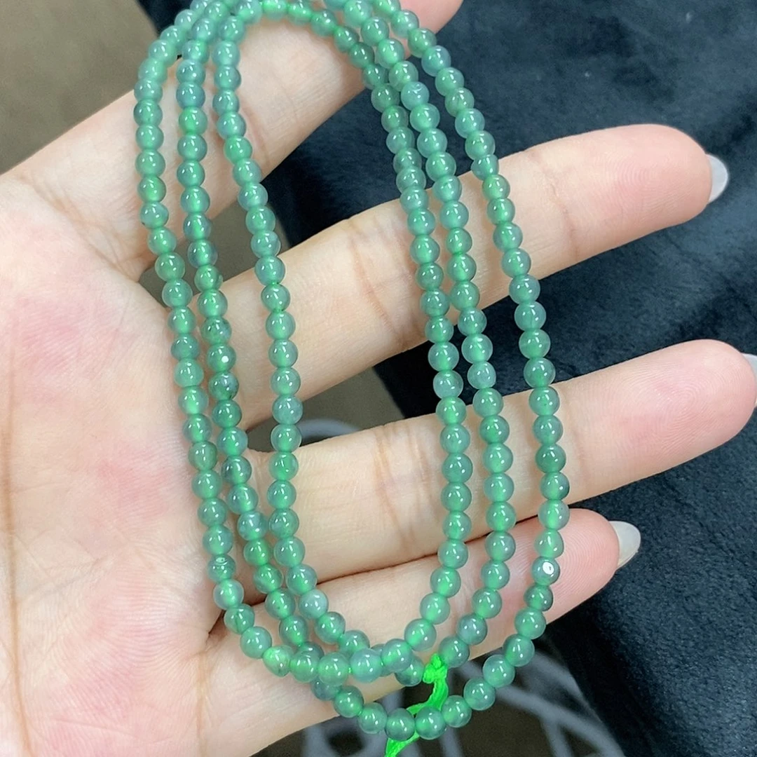 颈饰未镶嵌翡翠翡翠珠链