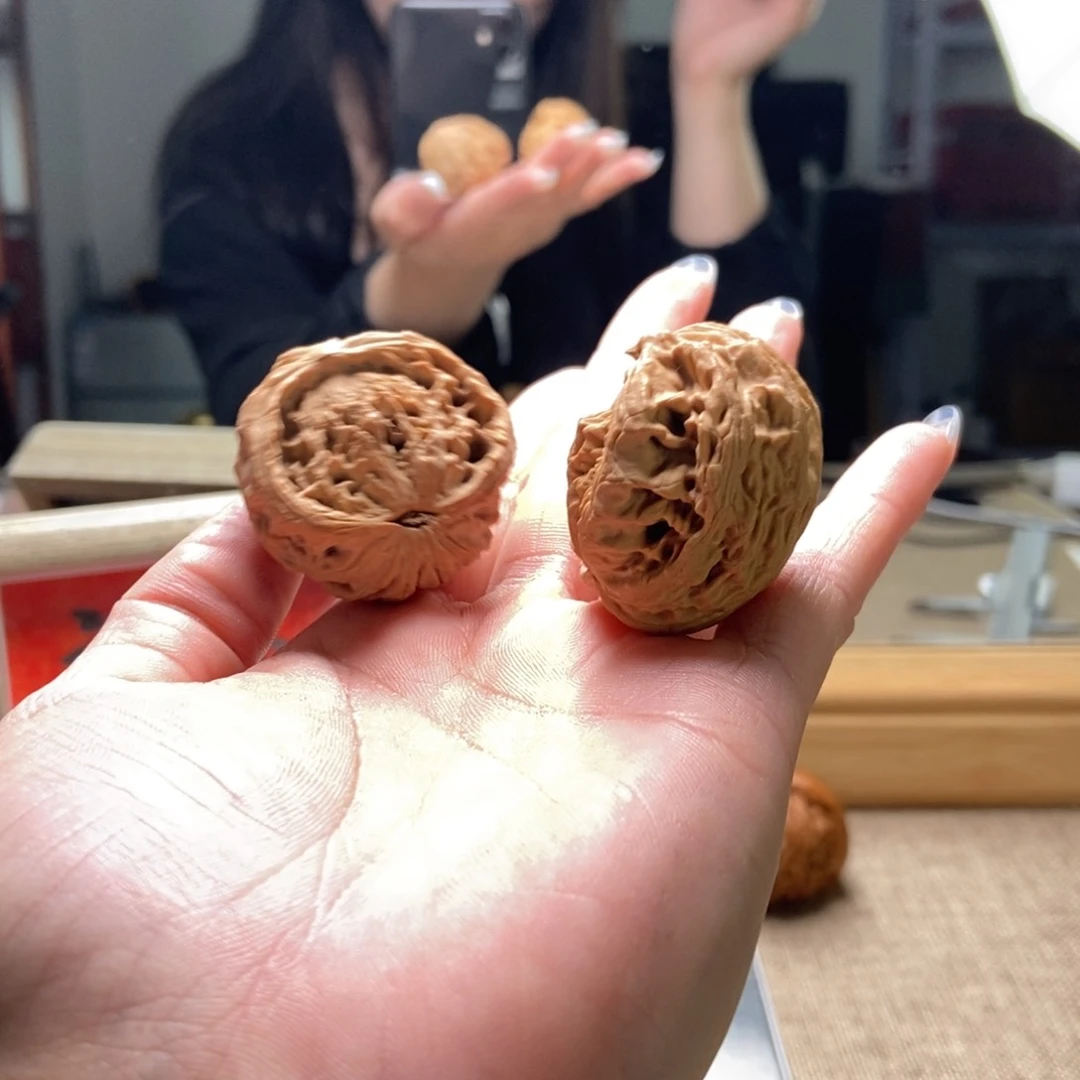 文玩核桃吊坠蛇头44