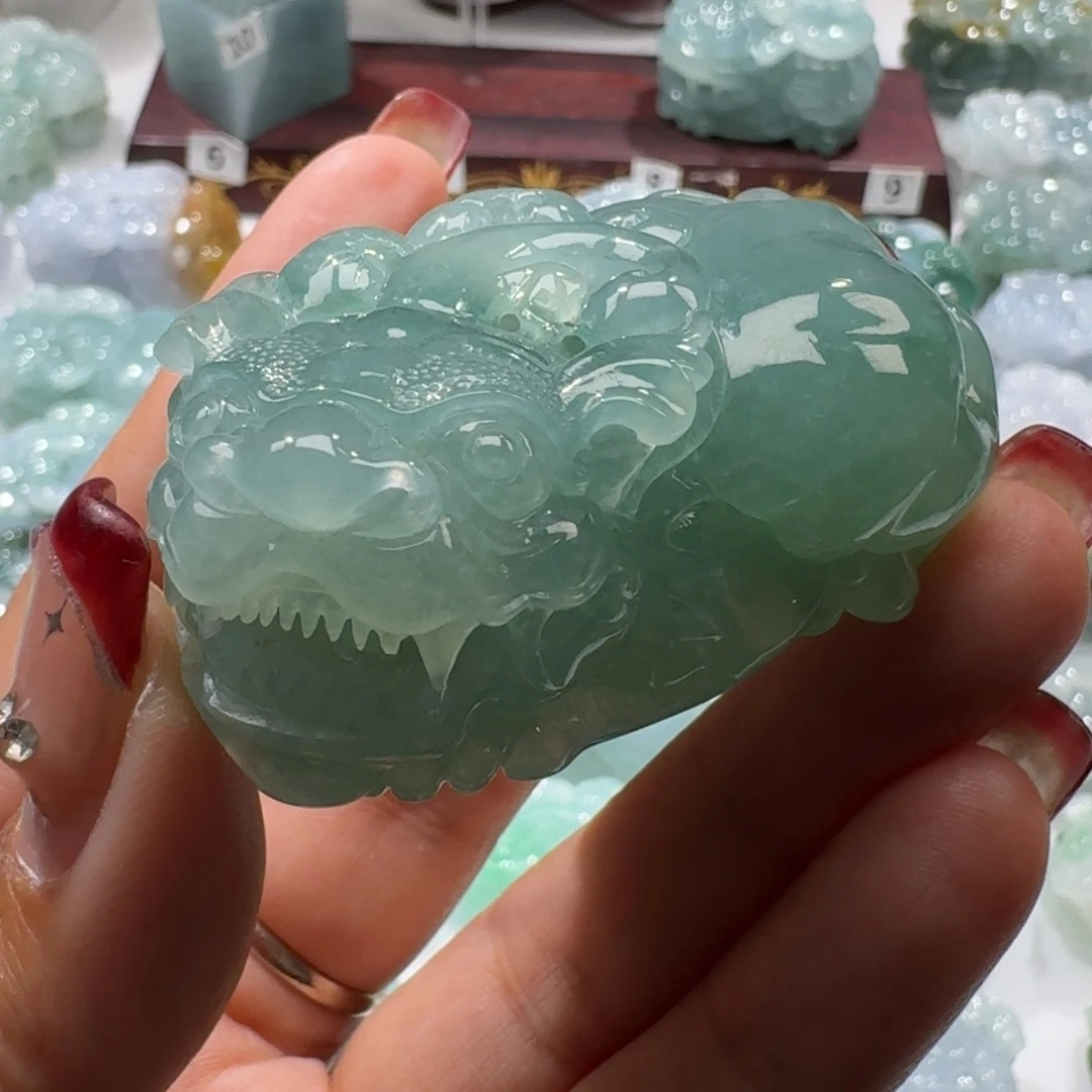 定制翡翠未镶嵌C**y貔貅