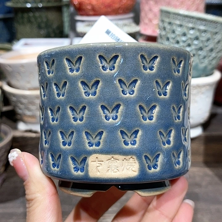 七里烧花盆2-7-220口径6