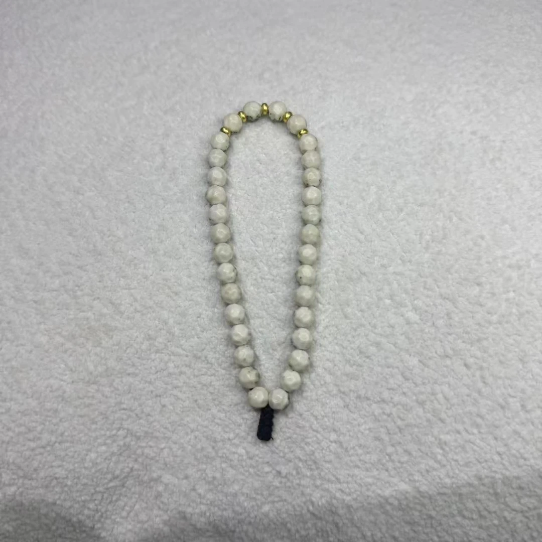 石玉料星月菩提7x6手持.超大留白.规整度极高.实拍.一物一图.