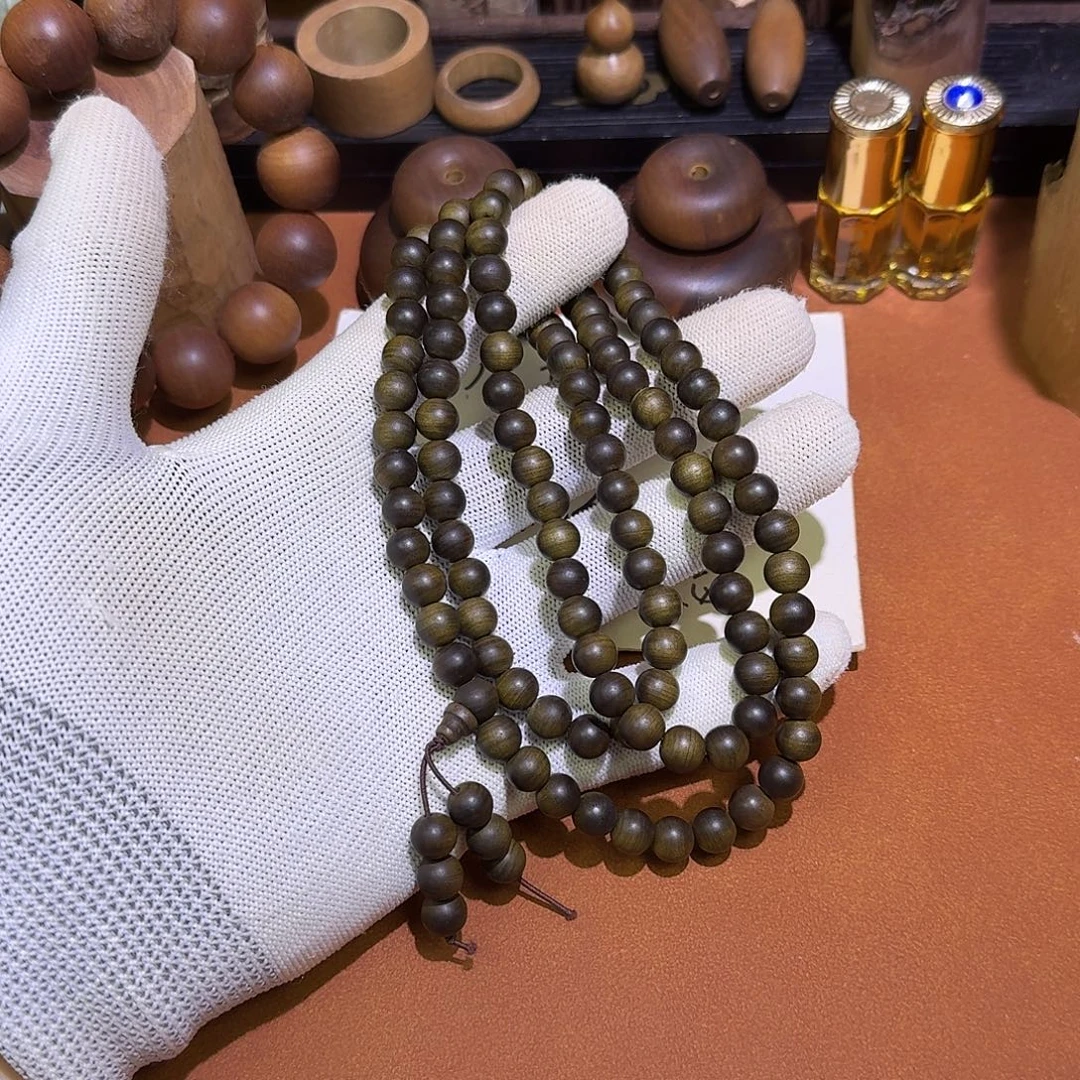 檀香木老山檀香阴沉料0.8×108颗