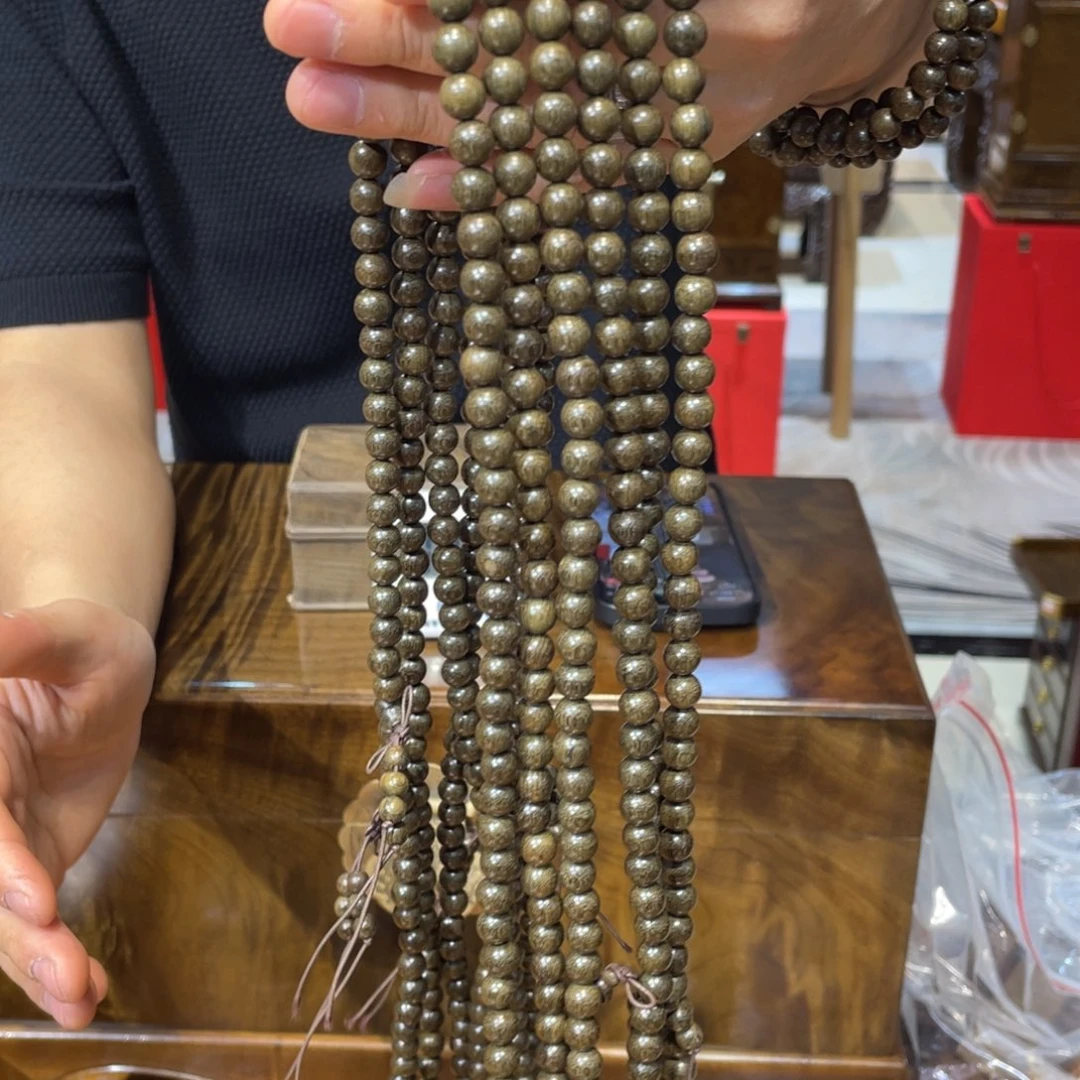 金丝楠六串阴沉金丝楠0.8