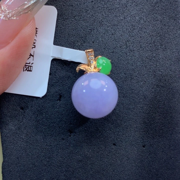 18K金镶嵌手链翡翠翡翠