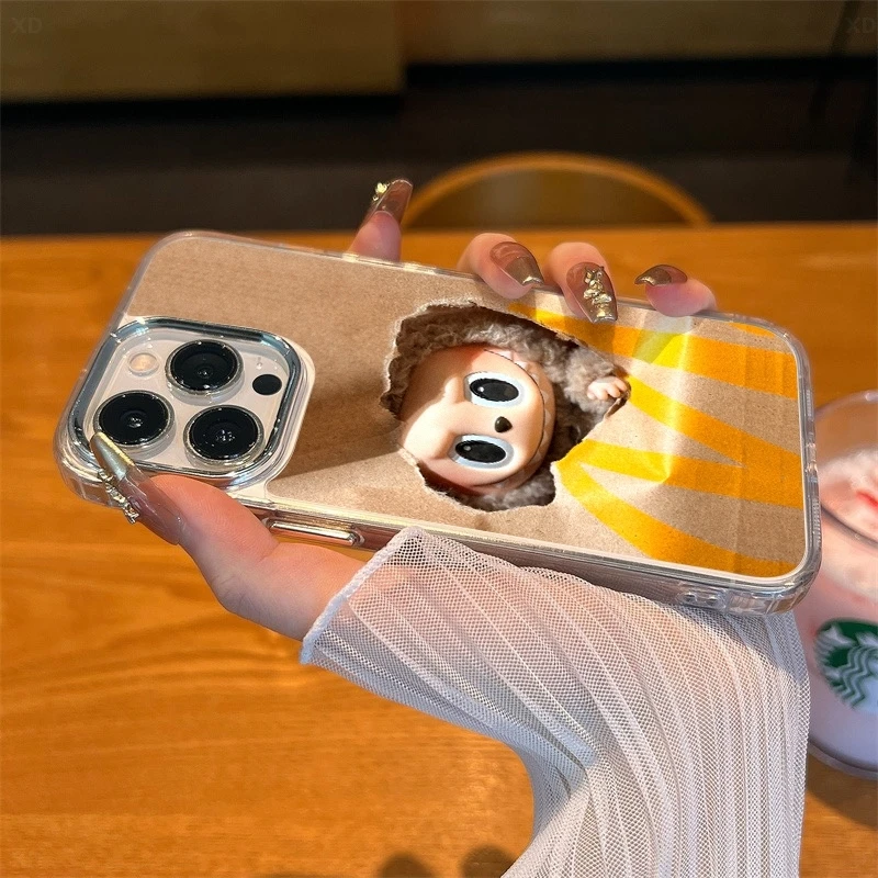 看看是谁适用苹果16/15手机壳iPhone13/12透明电镀XS/XR软壳11/8P