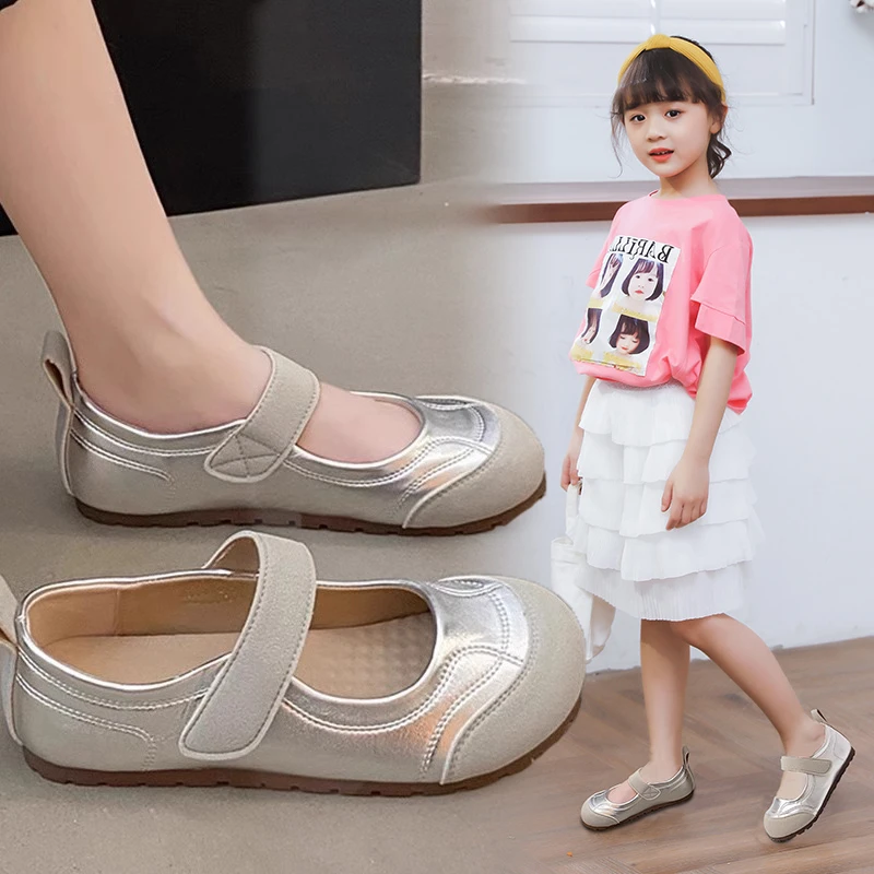 女童运动鞋2025夏季新款儿童时尚公主休闲鞋子中大童软底玛丽珍鞋