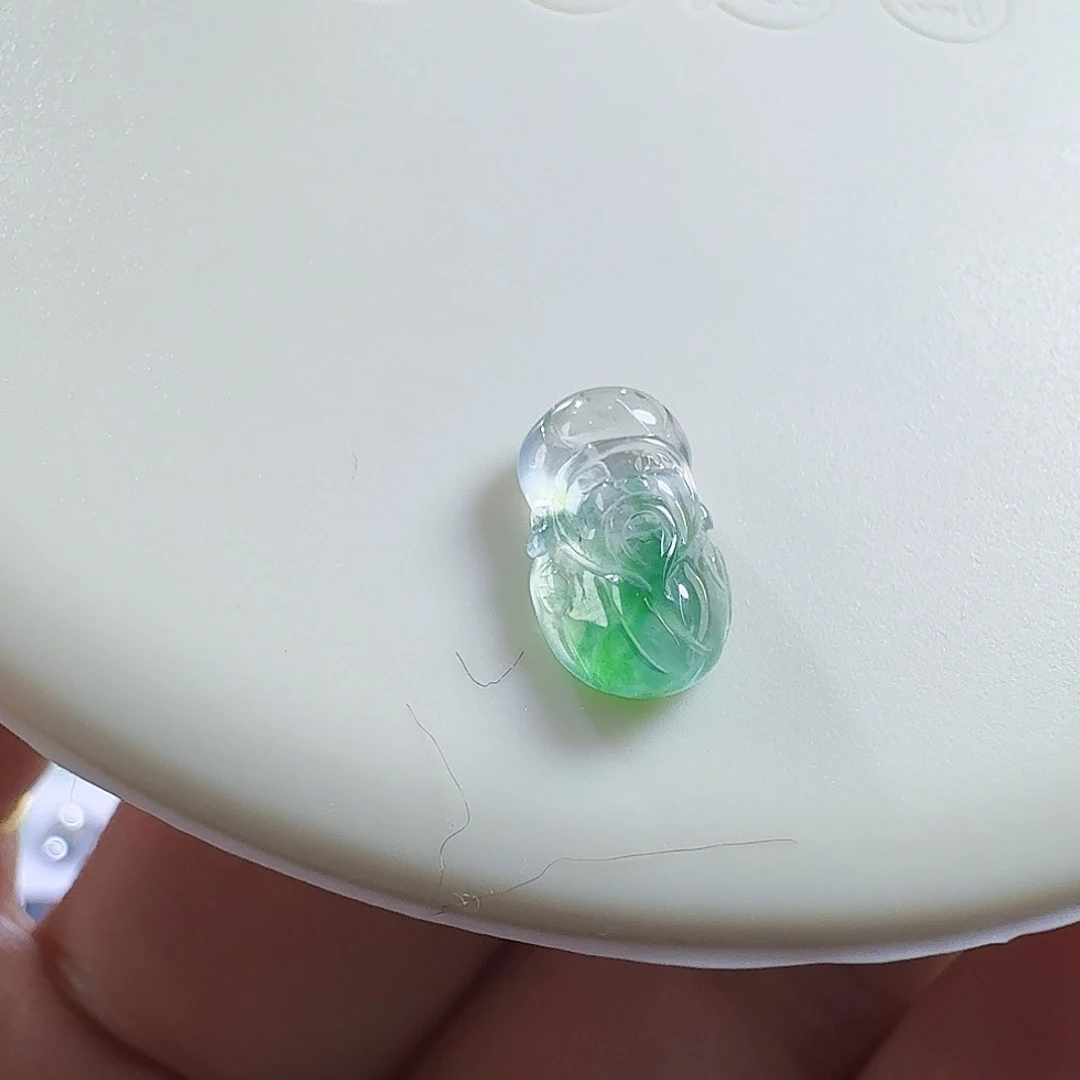 翡翠未镶嵌颈饰福禄寿