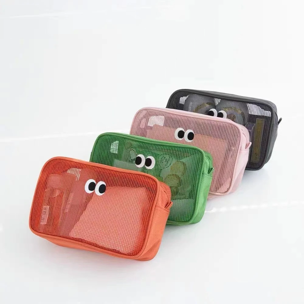 升级款韩式livework立大容量网眼化妆洗漱包数码整理包旅行杂物购