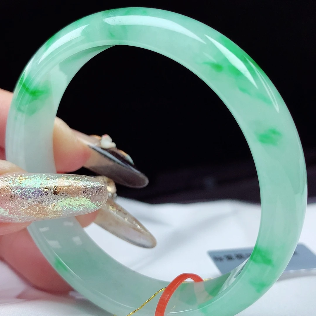 未镶嵌手镯翡翠53圈5069