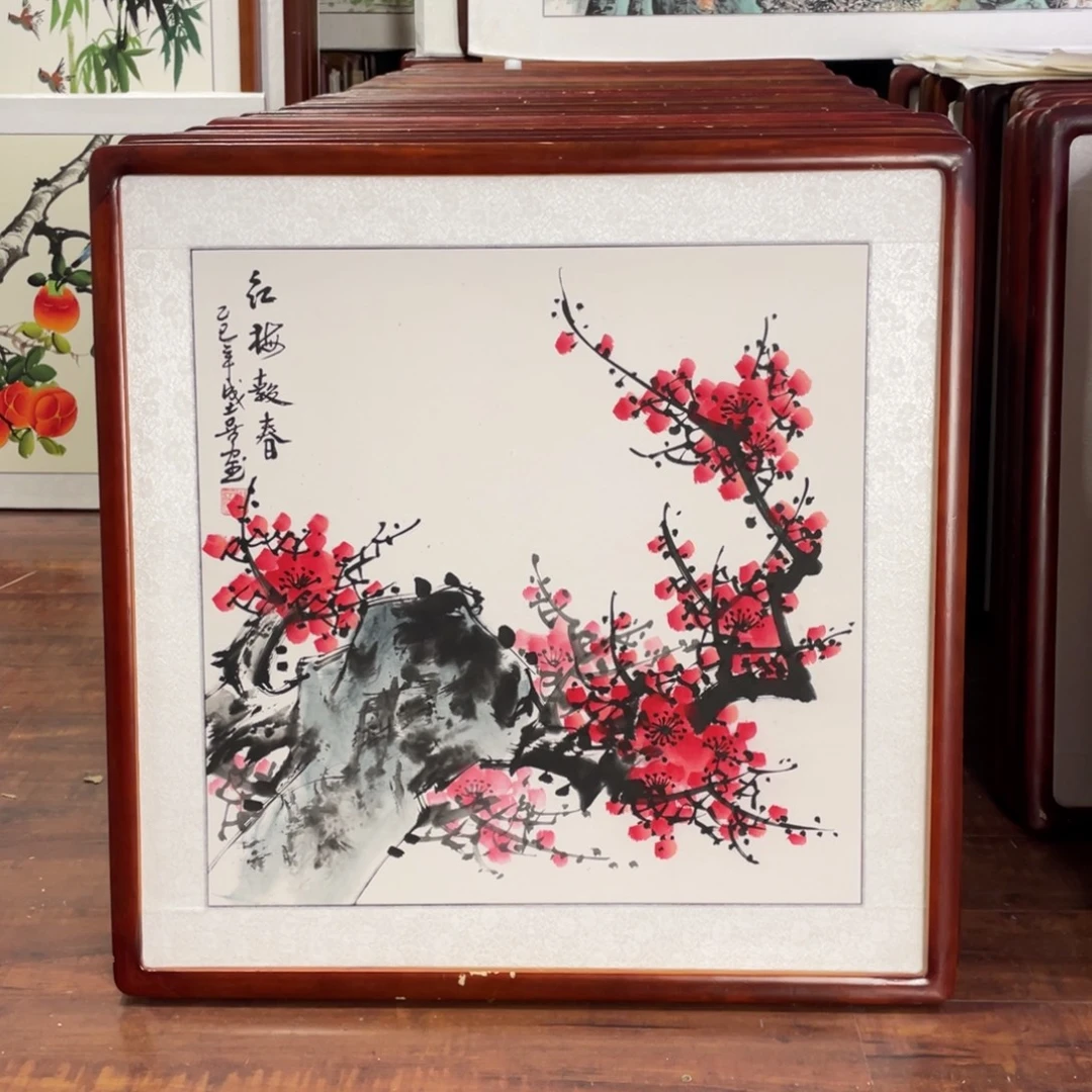 国画带框尺寸63*63厘米