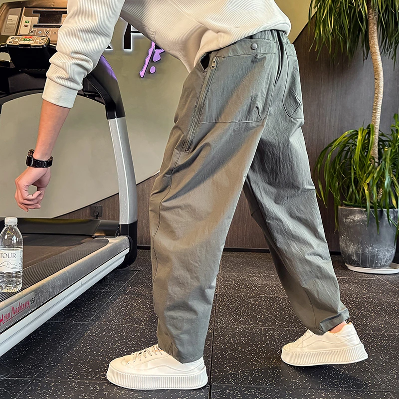 速干裤子男士夏季薄款2025新款爆款直筒宽松运动春秋潮牌休闲长裤