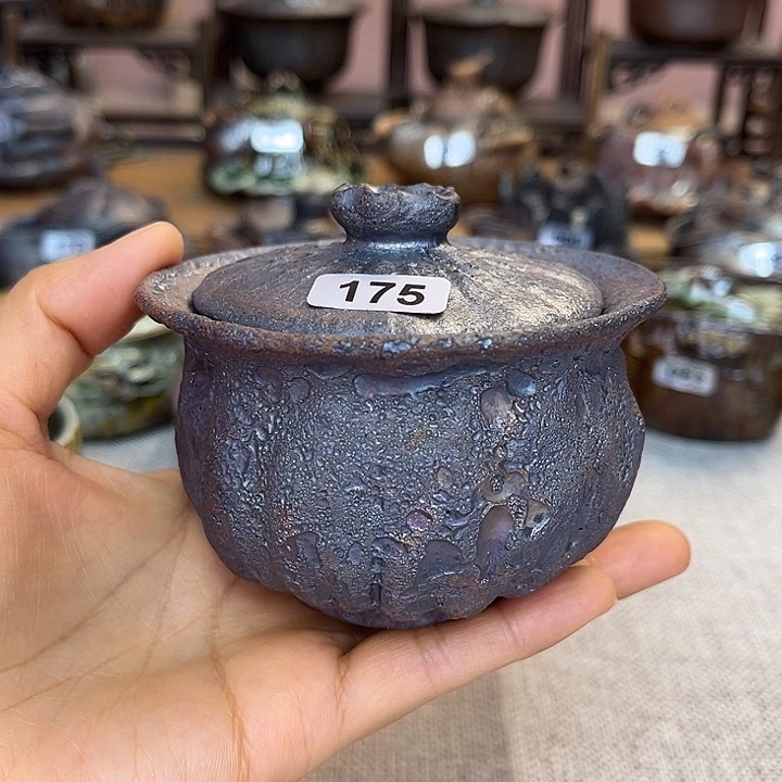 裸柴烧陶瓷手工茶器