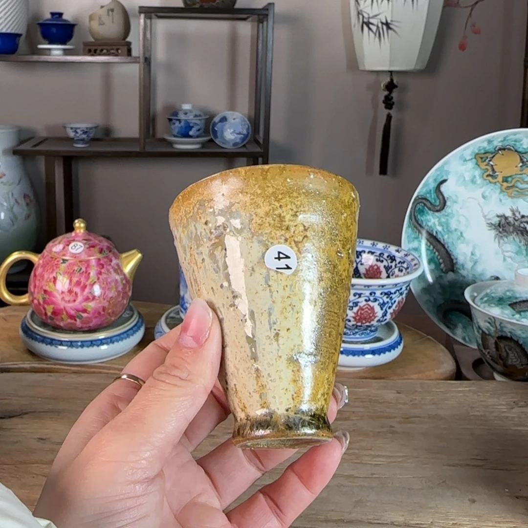 杯景德镇陶瓷柴烧多人