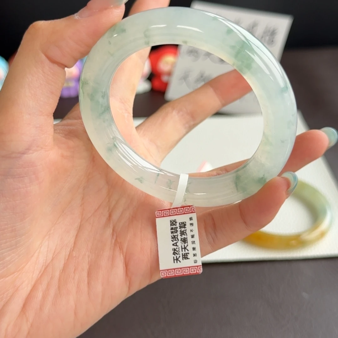 翡翠未镶嵌手镯41号 54.6