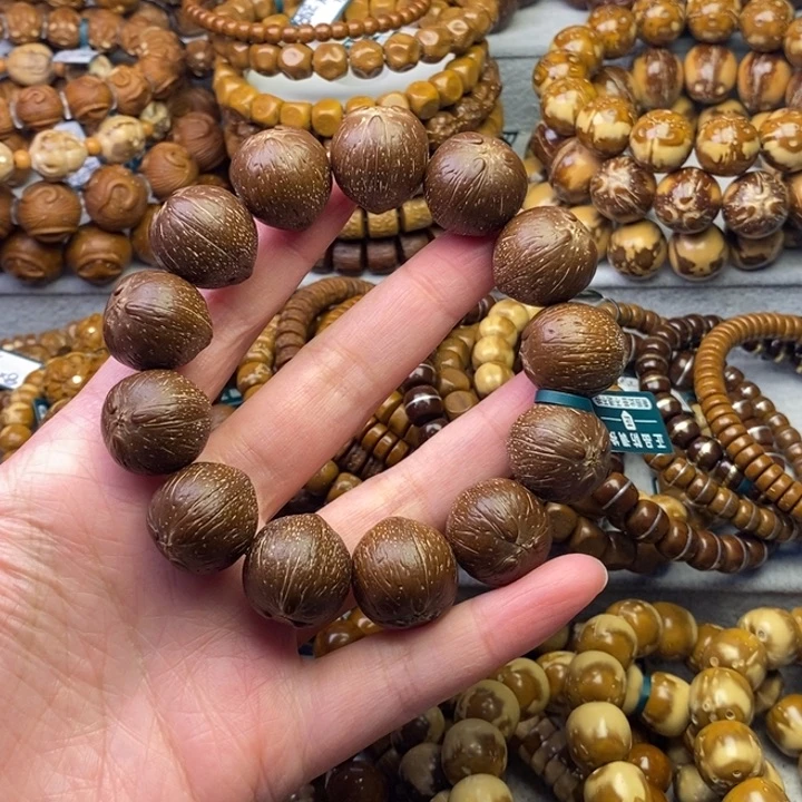 紫金鼠手串?****?原皮卡19纯圆
