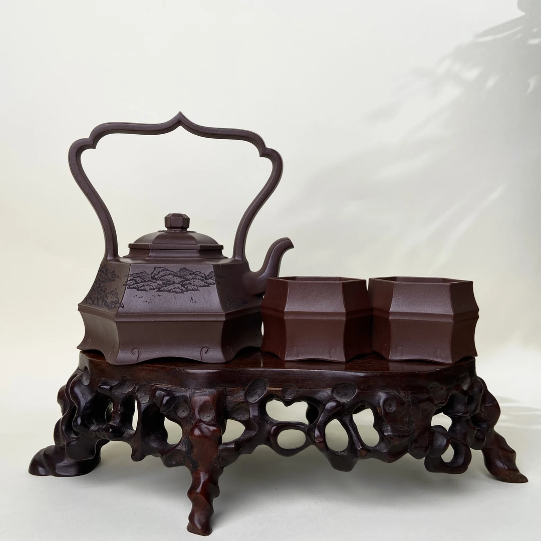 宜兴手工紫砂壶 GP0099-1（正高工韩小虎双工合作）