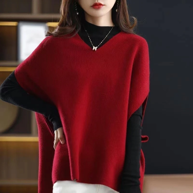 哥弟阿玛施正品清仓捡漏~新款针织马甲背心时尚套装女秋冬宽松外