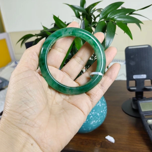 28号天然非洲翠手镯60正圈28号