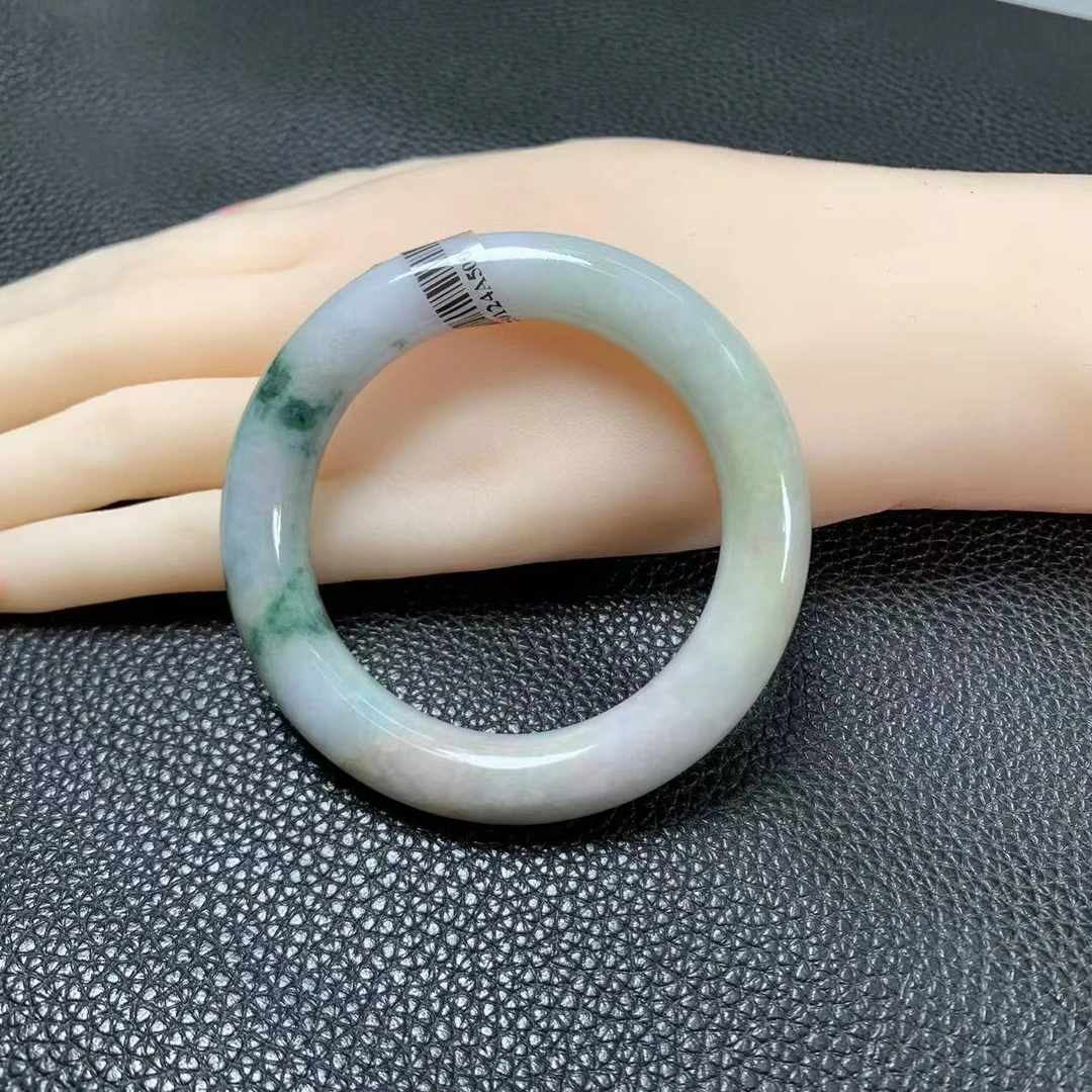 缅甸天然A货翡翠手镯~53圈