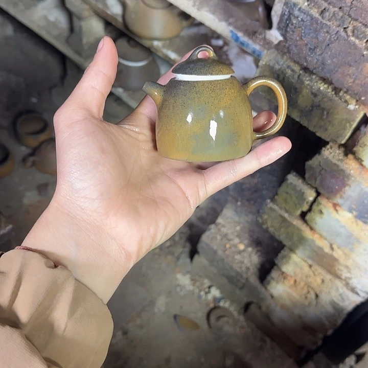紫砂茶壶坭兴陶柴烧