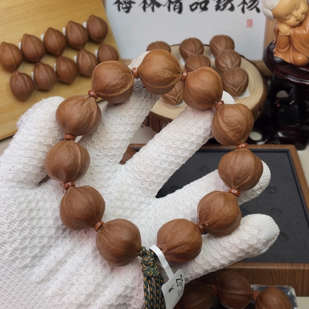 天***回橄榄核手串/手链2324梅林铁核
