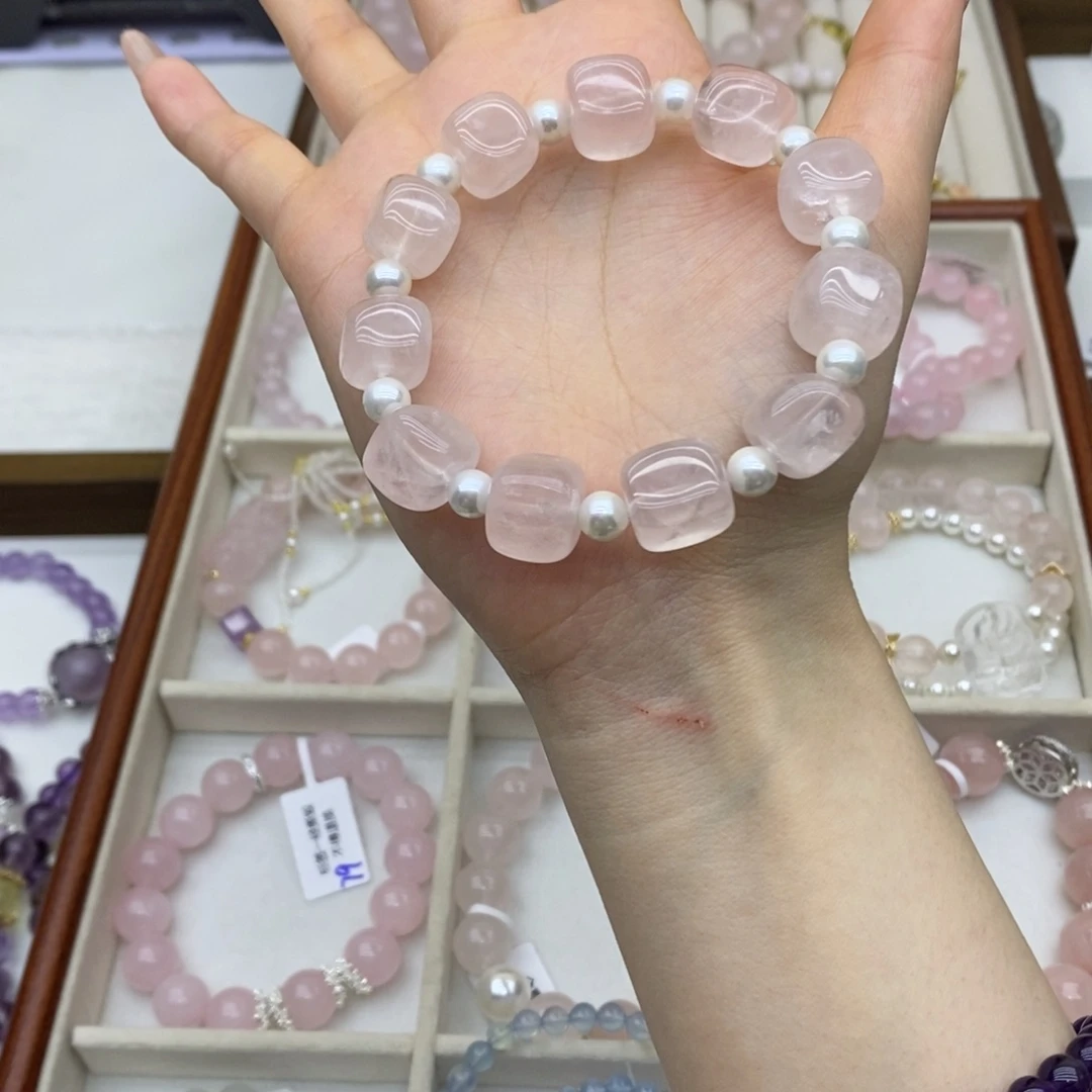 水晶手链未镶嵌方糖粉