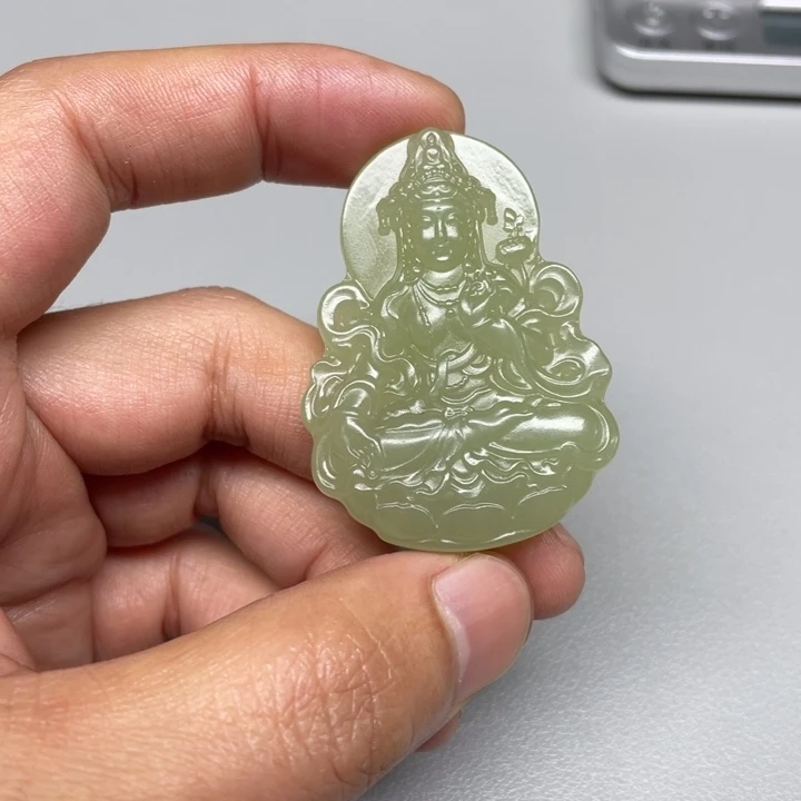 和田玉吊坠(不含链)未镶嵌用****5