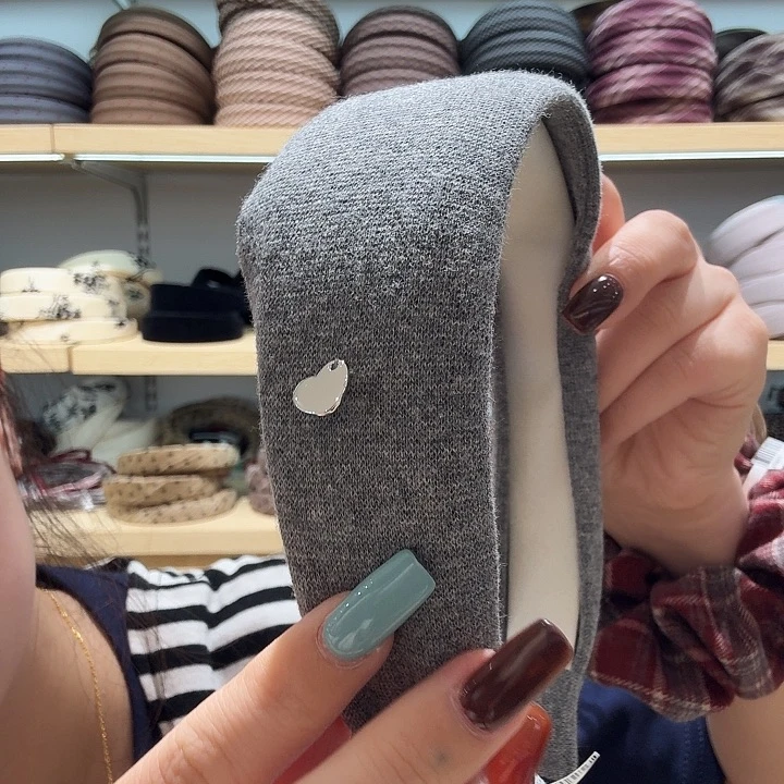 铁合金皮质灰色发箍20