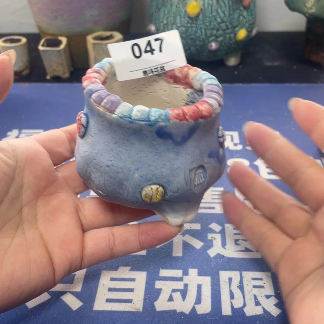 微瑕陶艺多肉花盆47