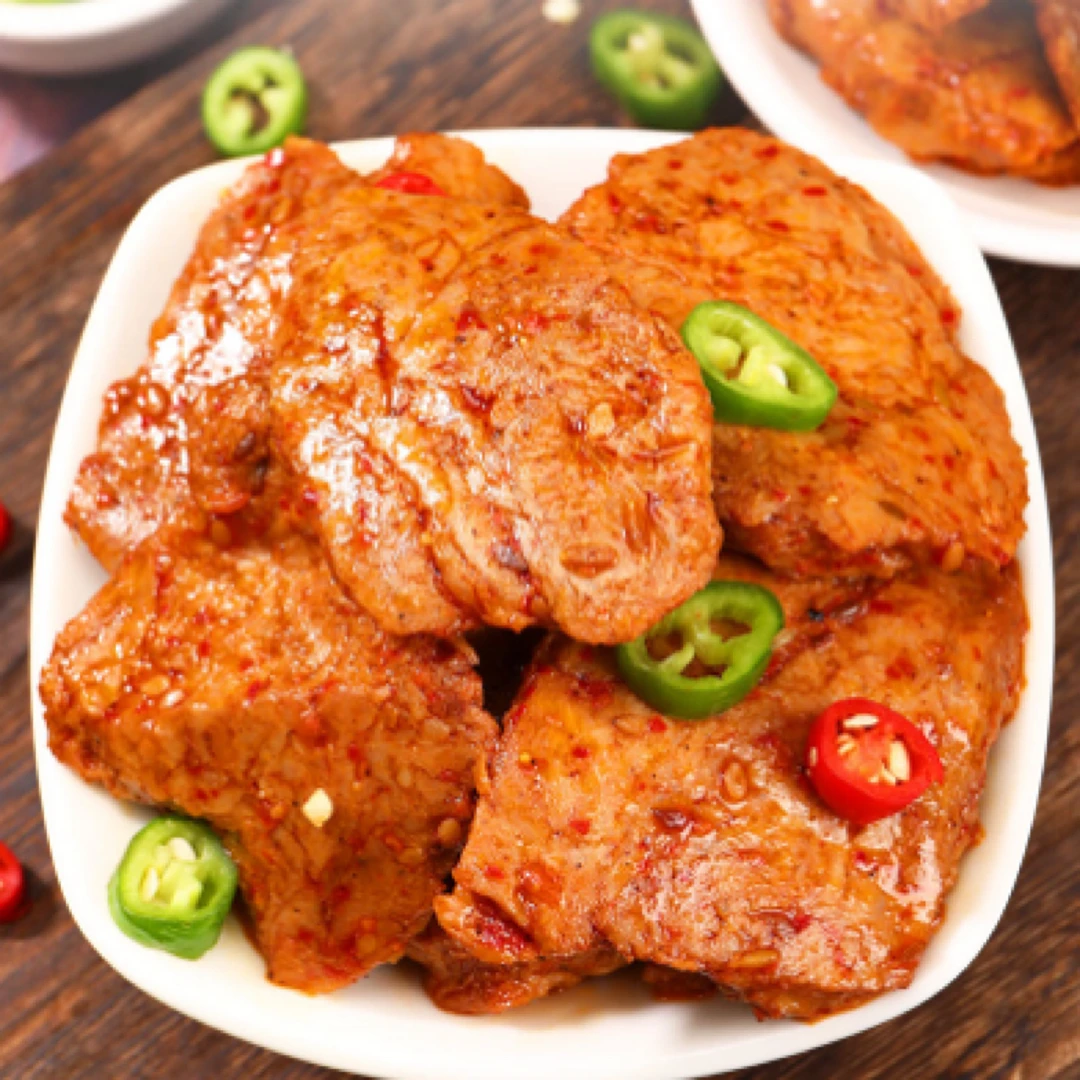 素莲华一口素净素蛋白素肉无五辛素食休闲零食