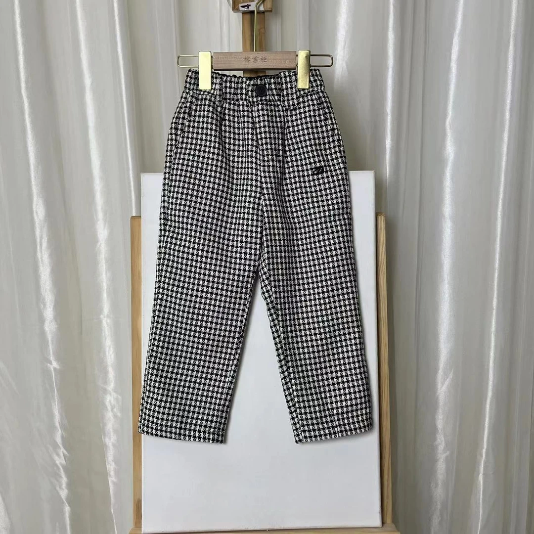 513黑白格裤子z290