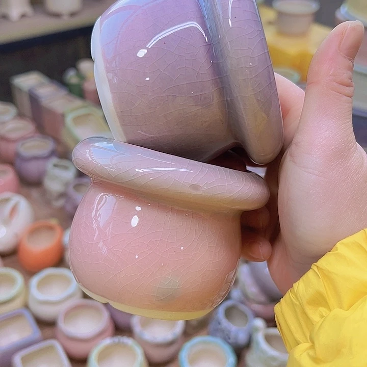 红陶陶瓷花盆单场满12包邮