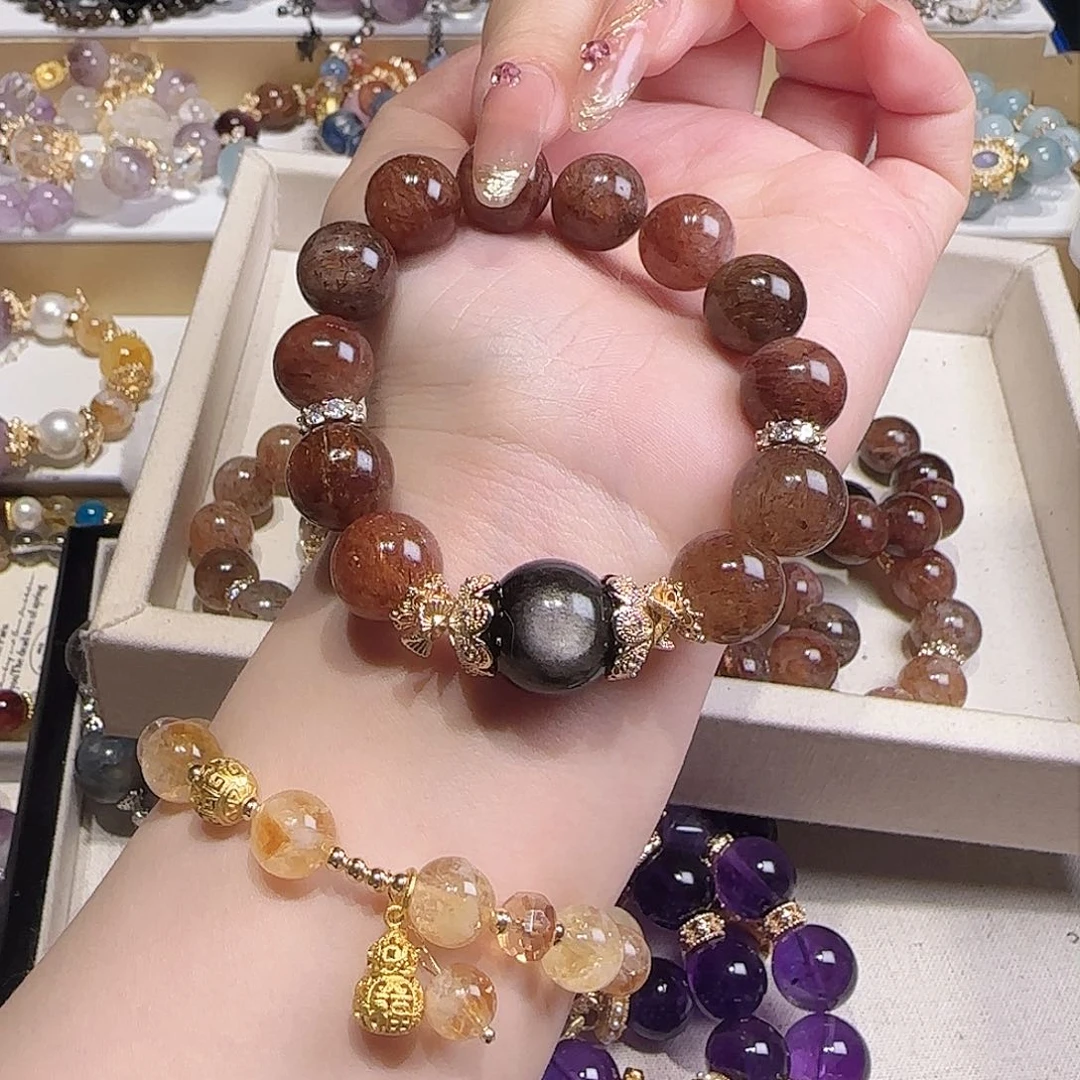 水晶手链未镶嵌吧