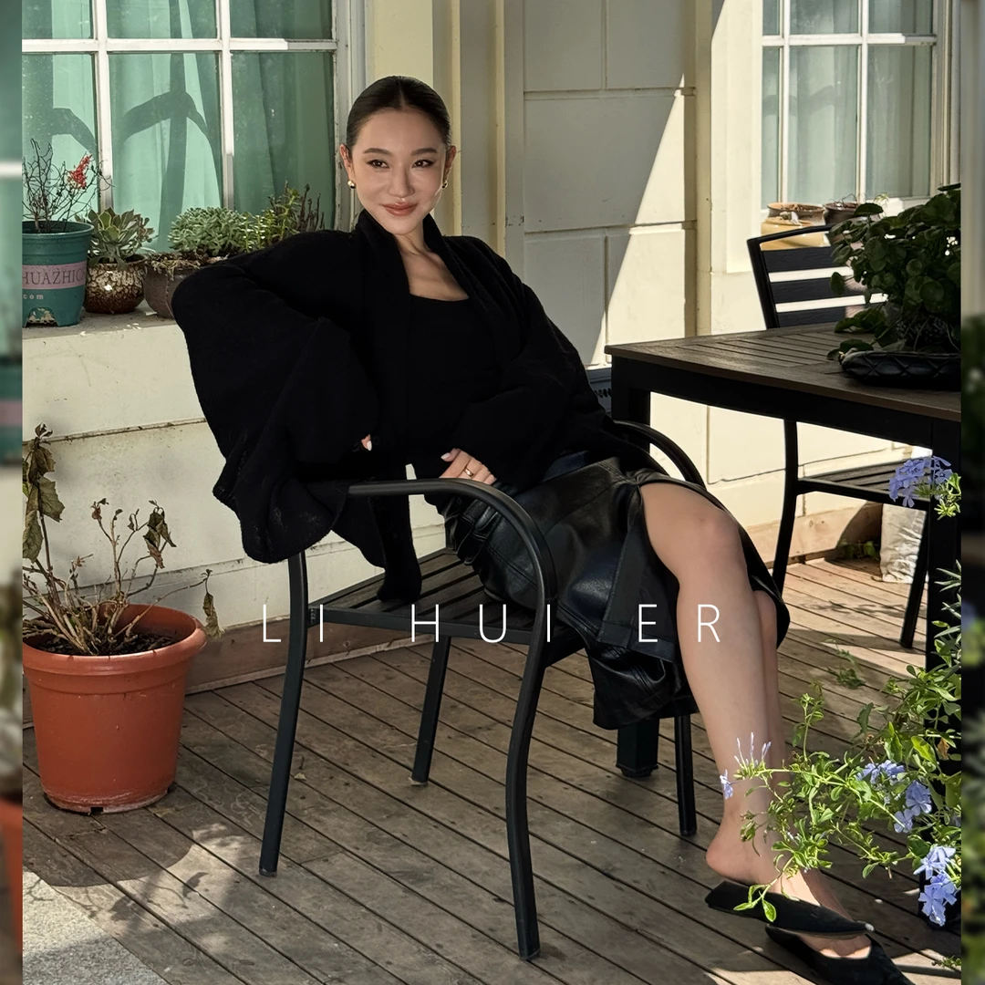 LiHuiEr李慧儿【锦瑟】2025秋设计小众针织上衣套装LL0251083