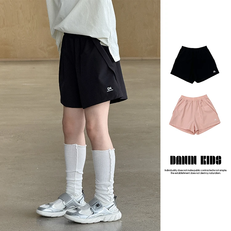 【嗒囜】速干锦纶~手感爽滑 透气耐穿 女童裤子25夏装运动休闲短裤