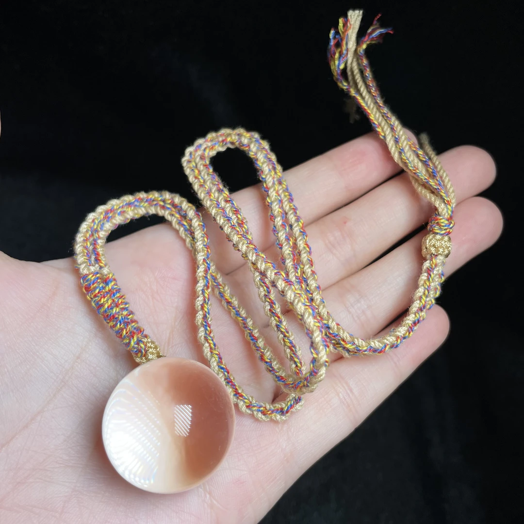 【珠翎】白水晶球项链 约20mm YC0470005