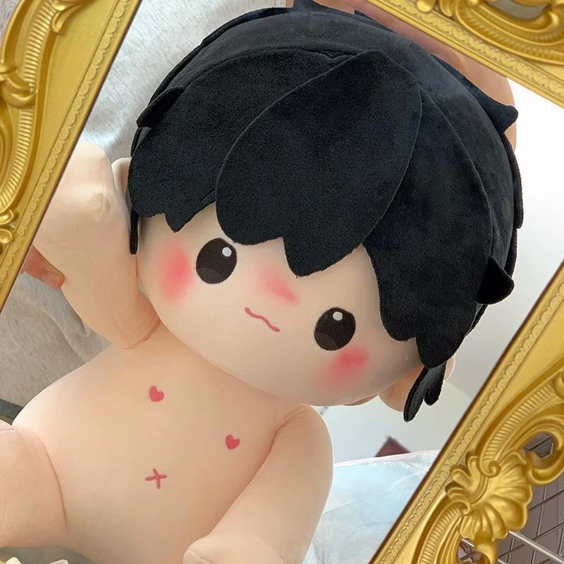 二次元斩神之凡尘神域林七夜属性40cm棉花娃娃坐姿玩偶周边同人