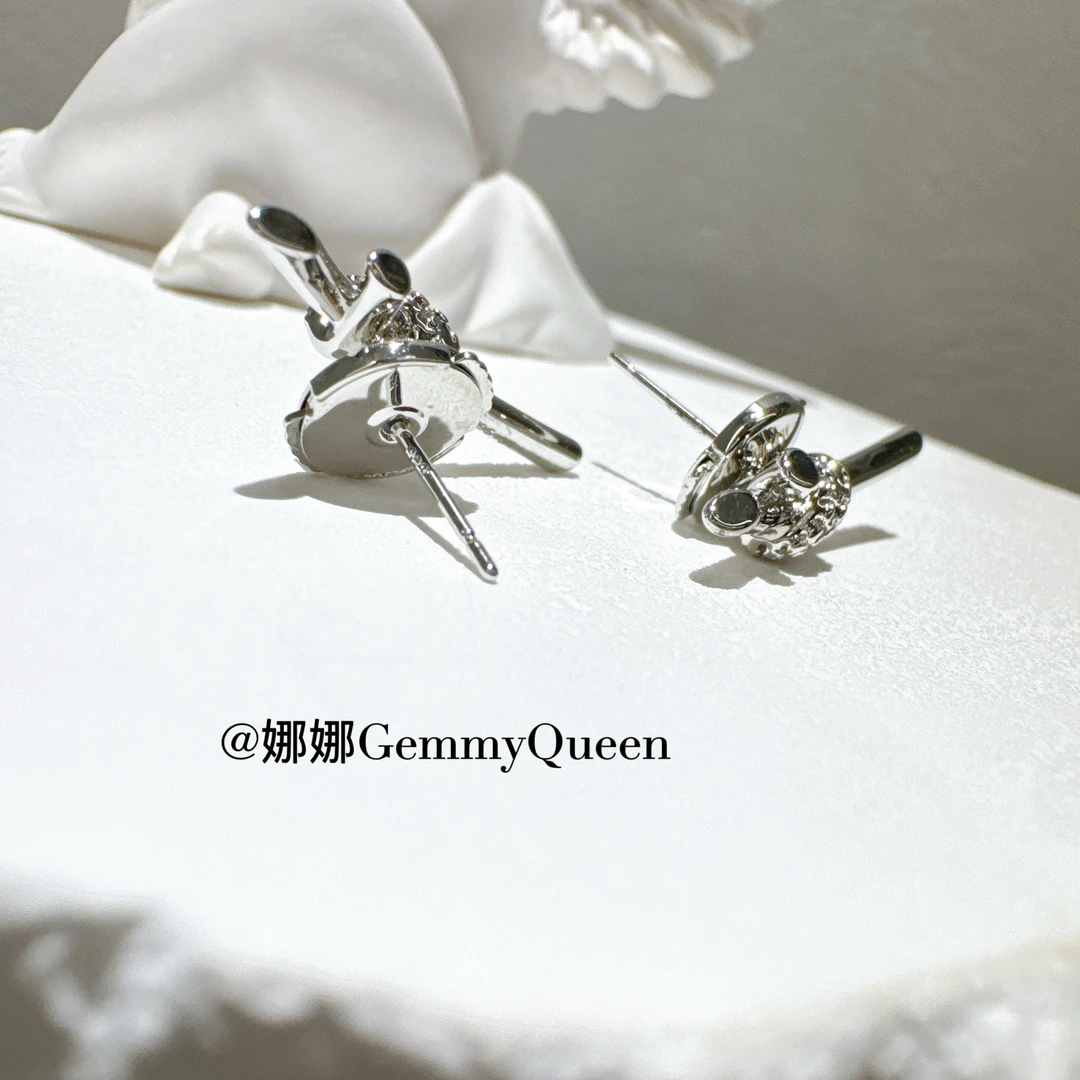 铜合金合成锆石耳饰 娜娜GemmyQueen耳环GQ06673