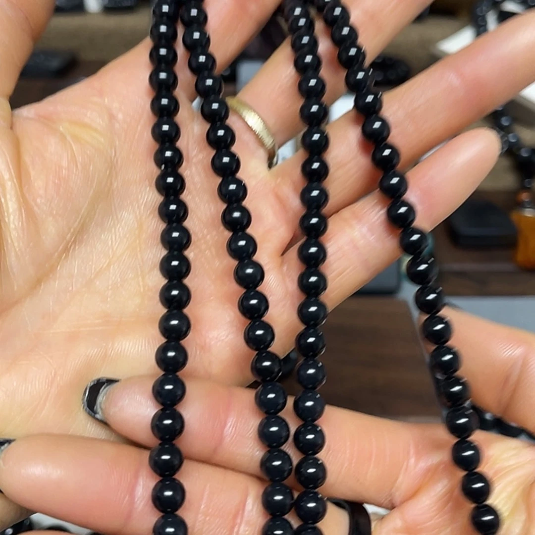 【闪购商品】和田玉（墨玉）项链未镶嵌羊脂级拉6108