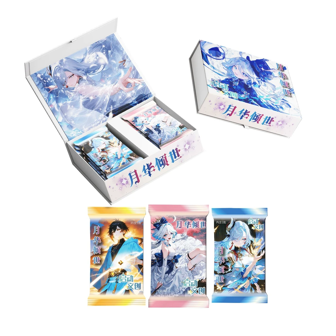 【平拆】国版二创 启动文创 月华倾世原神收藏卡牌