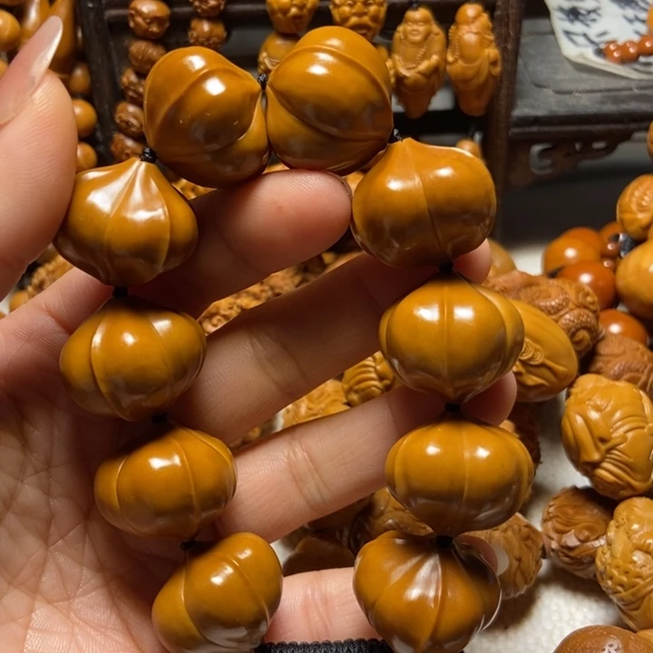 【闪购商品】橄榄核手串/手链一**华手工鲨鱼背