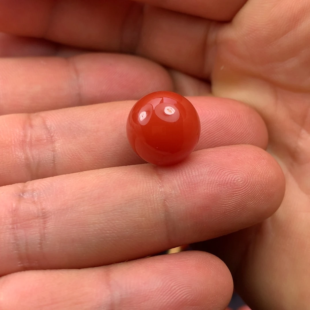 南红玛瑙珠子未镶嵌也*错