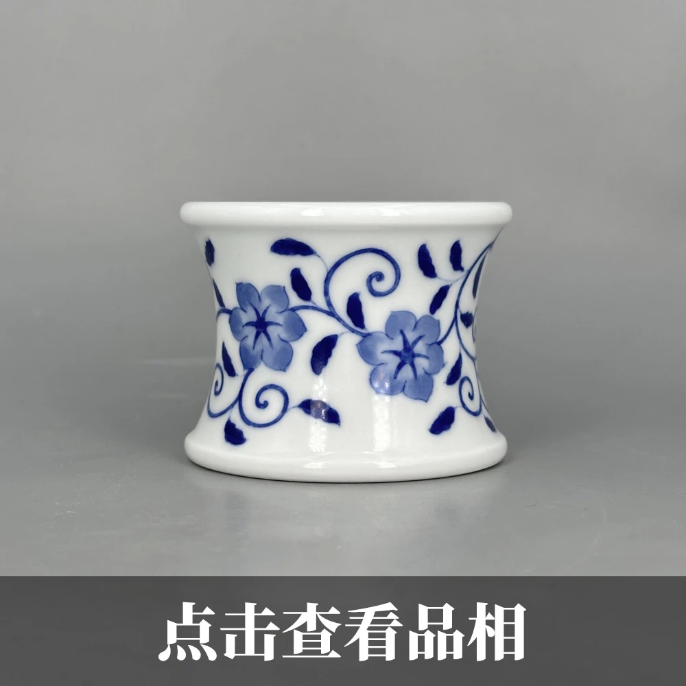 春风祥玉青花牵牛花盖置1114-29-200