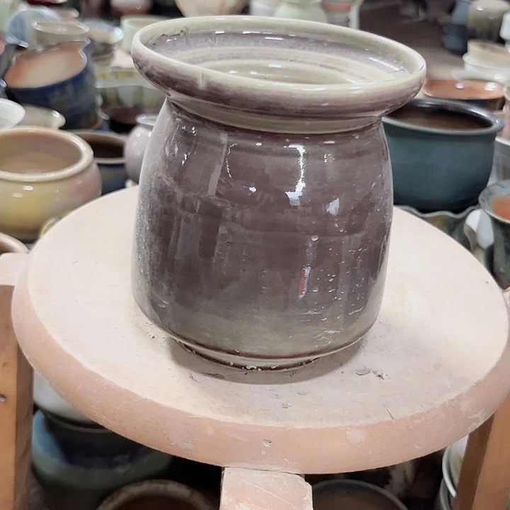 瓶口12高14瑕景德镇陶瓷满29包邮